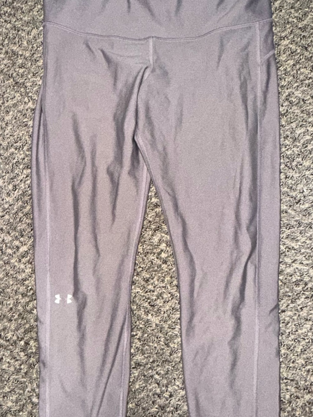 Under Armour HeatGear Compression Capri Leggings Grey Women XL